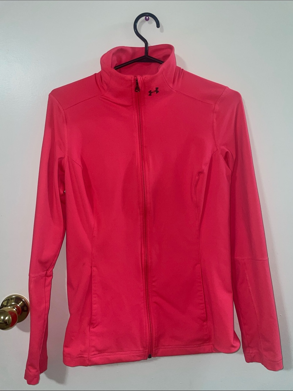 Under Armour Women's Pink Full-Zip Utility Jacket